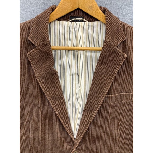 Consensus Sportswear Blazer Mens Size X-Large Brown Corduroy Two Button Notch - Picture 12 of 16